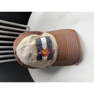 Two-Tone Baseball Cap with Colorado Flag Patch